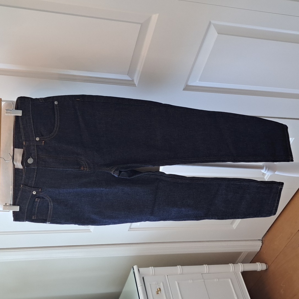 NWOT Everlane Womens Dark Wash Skinny Straight‎ Ankle Stretch Jeans S-29